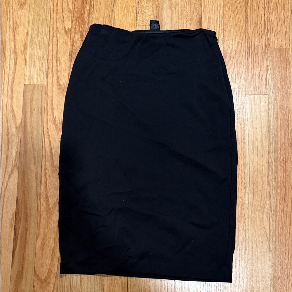 Elegant Black Pencil Skirt